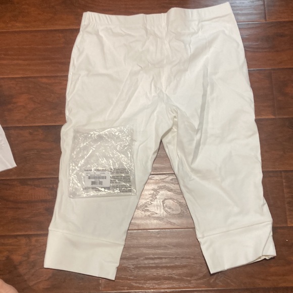 Addition Elle Solid Denim Capri Leggings - Picture 2 of 4